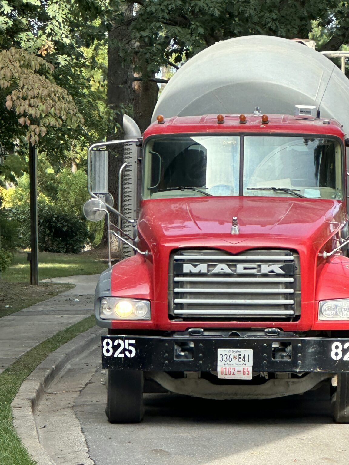 Mack concrete truck