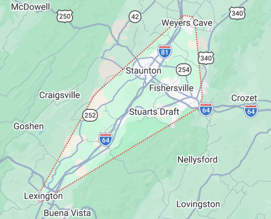 Bo's Diesel Repair service area map